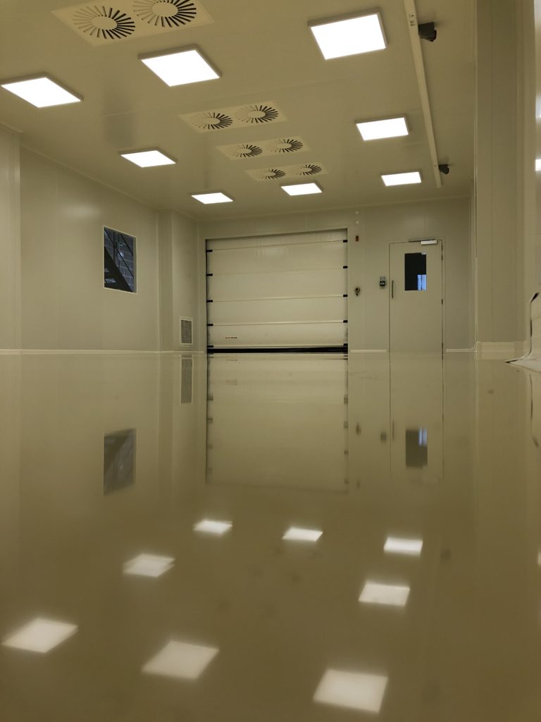 salle blanche ISO 7 pour dispositifs médicaux pour une entreprise dans la région NORMANDE