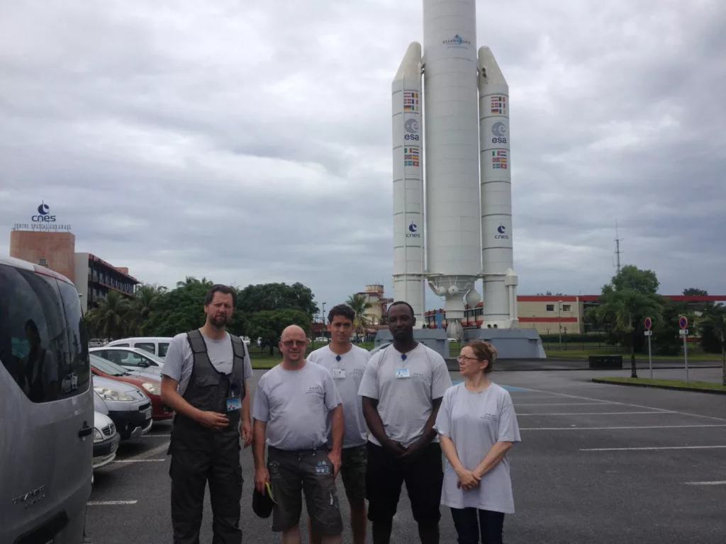 travail OplusR au CNES à KOUROU en Guyane