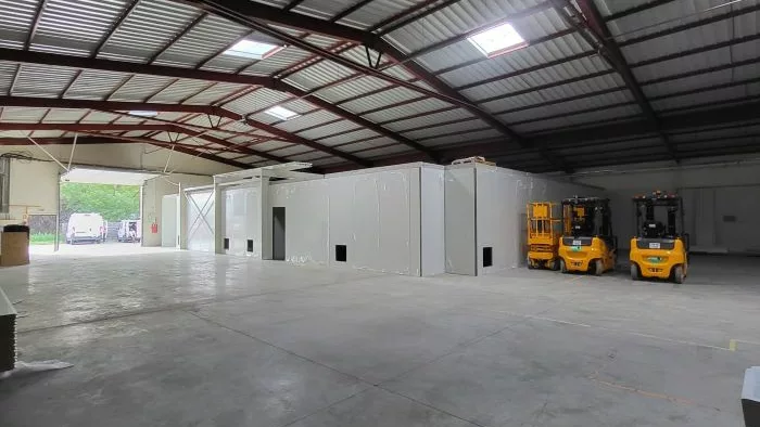 chantier GAUZY salle blanche | OPLUSR SALLE BLANCHE