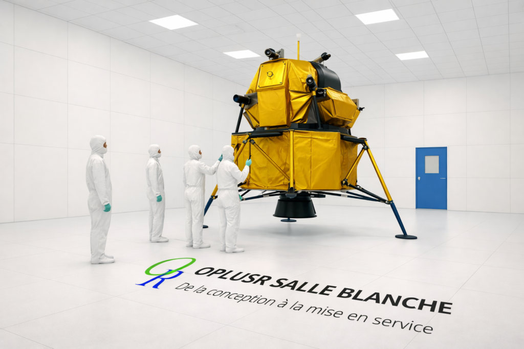 salle blanche spatiale : APCO, ESA, CNES, THALES, SAFRAN, AEROSPACELAB